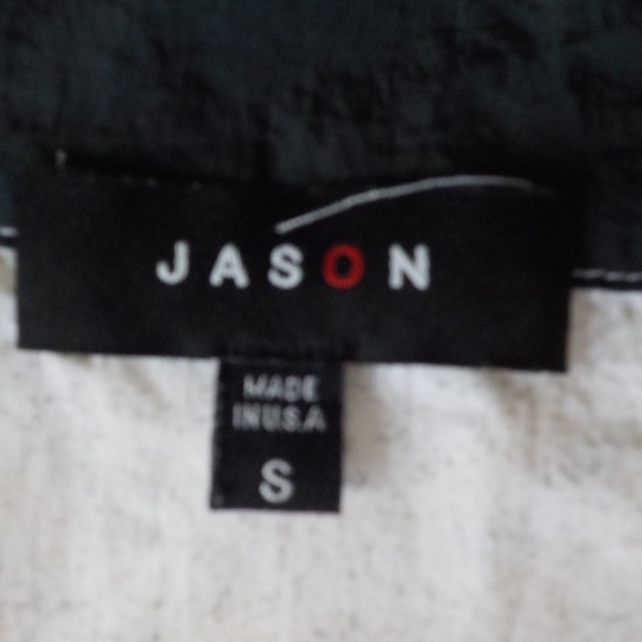 Blk/White Crisp Mini Dress - Picture 11 of 13